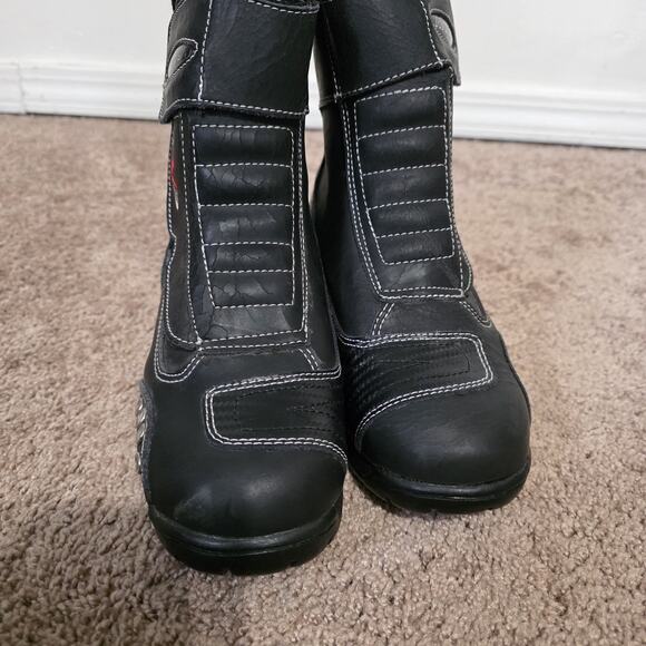 Vega Nitro Short Womens 6 Cruzing Steet Hwy Racing Motorcycle Biker Boots 7.5" - Picture 10 of 10